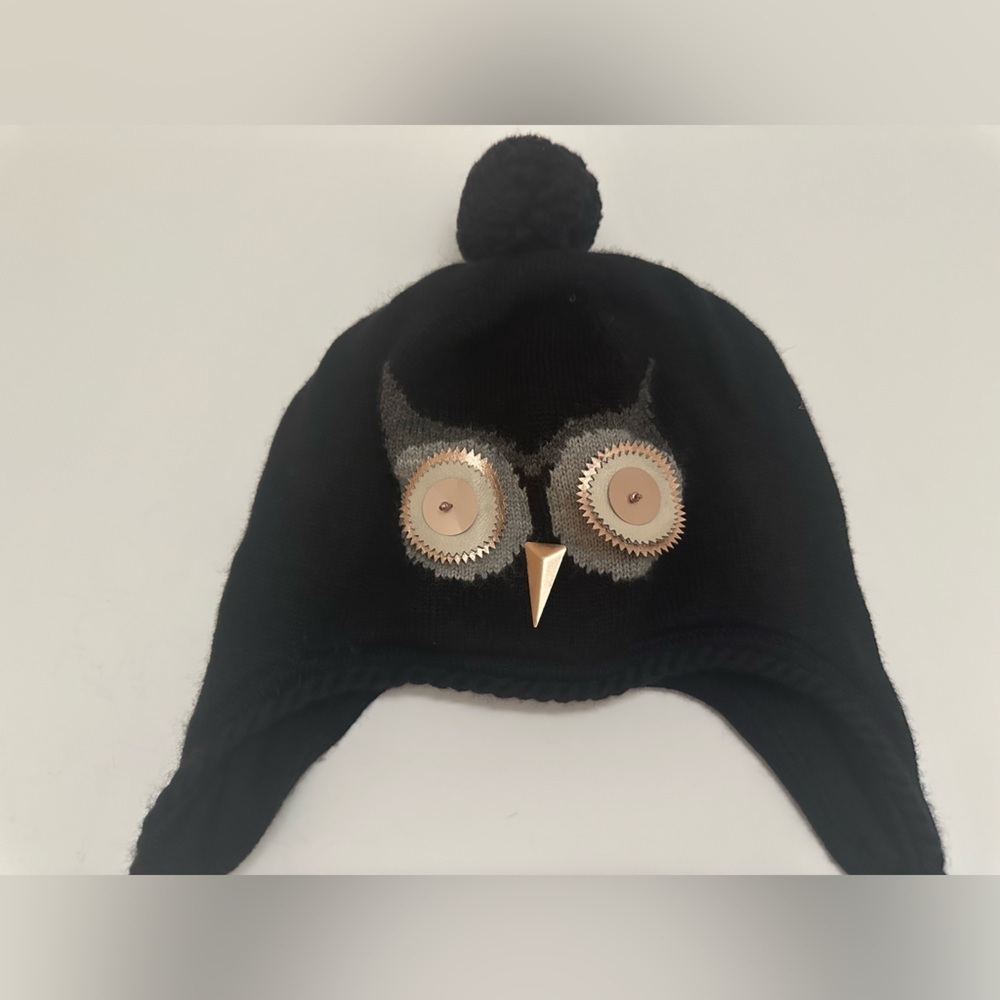 New Kate Spade Classic Owl Hat/Beanie